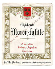 étiquette chateau moron d'occasion  Villenave-d'Ornon