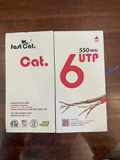 Cabo LAN CAT 6, 550 MHz, 400', 23/4PR, UTP, Azul, PVC (CMR) comprar usado  Enviando para Brazil