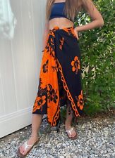 Hawaïen sarong orange d'occasion  Expédié en France