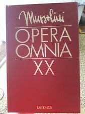 Opera omnia mussolini usato  Cesena
