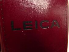 Leica burgundy leather for sale  NORWICH