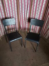 Paire chaises métal d'occasion  Cuisery