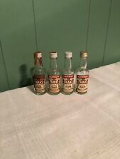 Smirnoff Vodka Lote Com 4 Mini Garrafas De Licor companhias aéreas Vintage 1/10 Litro Vazia, usado comprar usado  Enviando para Brazil