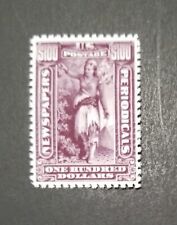 Selos dos EUA #PR-113 1895 US$ 100 réplica de selo de jornal e receita periódica  comprar usado  Enviando para Brazil
