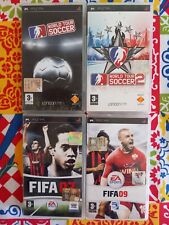 PSP LOT 4 GAMES WORLD TOUR SOCCER + WORLD TOUR SOCCER 2 + FIFA 07 + FIFA 09 for sale  Shipping to South Africa