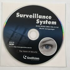 GeoVision Surveillance System DVR/NVR/CMS V8.5.9.0 Installation DVD for sale  Shipping to South Africa
