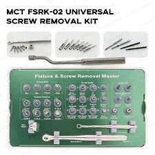Kit universal de extracción de tornillos y accesorios de implantes fracturados kit de instrumentos MCT FSRK-02 segunda mano  Embacar hacia Argentina