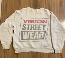 Bolsillos Vision Street Wear Vintage Blancos Adultos Talla Mediana VSW con Logotipo segunda mano  Embacar hacia Mexico