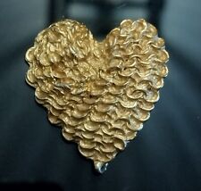 Pendentif cœur doré d'occasion  Arles