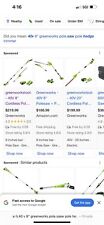 greenworks 40v hedge trimmer for sale  Las Vegas