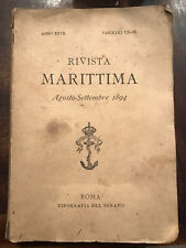 Rivista marittima agosto usato  Torino