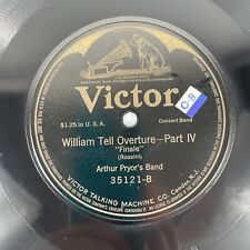 William Tell Overture Part IV Finale Arthur Pryor's Band 10” Record Victor Black for sale  Shipping to South Africa