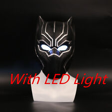 Máscara de LED adulto Pantera Negra capacete cosplay adereços de super-herói LED capacete luminoso comprar usado  Enviando para Brazil