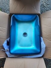 Usado, Pia de banheiro vaso de vidro azul Vigo VG07068 comprar usado  Enviando para Brazil