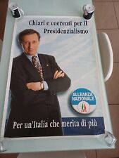 Manifesto originale elettorale usato  Avellino