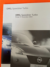 Opel speedster turbo gebraucht kaufen  Friedberg