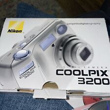 Câmera Digital Vintage Nikon COOLPIX 3200 3.2MP Na Caixa Original Com Instr comprar usado  Enviando para Brazil