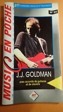 Music en poche - N°37 - JEAN JACQUES GOLDMAN - Partition - Songbook d'occasion  Pézenas