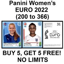 Panini Women's Euro 2022 (Numbers 200 to 366) **Please Select Stickers** myynnissä  Leverans till Finland