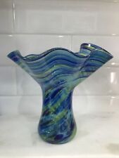Handblown glass vase for sale  Niles