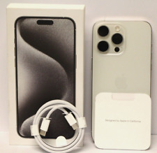 Celular dos EUA Apple iPhone 15 Pro Max branco titânio 256GB (MU673LL/A) comprar usado  Enviando para Brazil