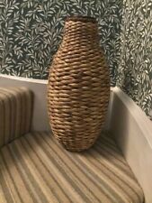 Woven wicker vase for sale  STEVENAGE