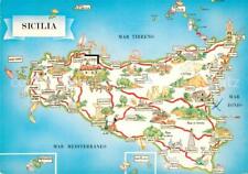 73326348 sicilia mappa usato  Spedire a Italy