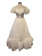 80s wedding dress for sale  WHITBY