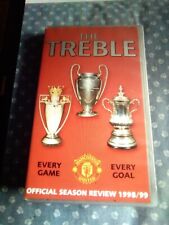 Manchester united treble for sale  CANNOCK