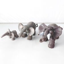 Używany, Vintage Fisher Price F-P Elephant Family Figures Toys (1995) na sprzedaż  Wysyłka do Poland