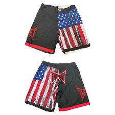Shorts de combate Tapout MMA UFC The Ultimate Fighter Team EUA tamanho 36 bandeira americana comprar usado  Enviando para Brazil