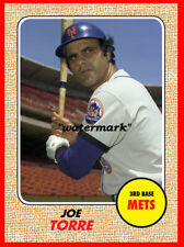 Cartão de arte de beisebol feito sob medida JOE TORRE New York Mets Estado perfeito comprar usado  Enviando para Brazil