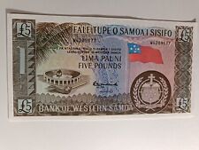 Banconota samoa pounds usato  Mazara Del Vallo