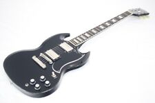 Guitarra eléctrica Epiphone SG 61 LQ laca negra hecha en Japón 2006 cuerpo liso segunda mano  Embacar hacia Argentina
