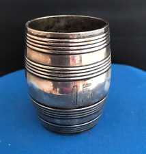 Barrel shaped silver d'occasion  Expédié en Belgium