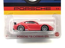 Hot Wheels Walmart Porsche 718 Cayman GT4 (vermelho) 5/6 com Real Riders SUPER PERSONALIZADO comprar usado  Enviando para Brazil