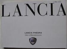 Lancia phedra owners d'occasion  Expédié en Belgium