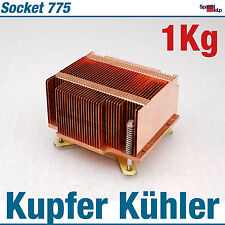 CPU PROCESSOR COOLER KÜHLER INTEL SOCKET 775 MASSIV KUPFER COPPER S775 1KG U335 comprar usado  Enviando para Brazil