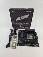 Used, MSI PRO B650M-A WiFi AM5 MicroATX AMD Motherboard, Please Read  for sale  Shipping to South Africa