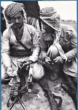 large vintage photo Kurdistan war guerilla rebels c 1974 by Massai Iraq foto for sale  Shipping to South Africa