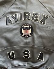 Genuine avirex leather for sale  LONDON