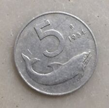 5 lire 1954 usato  Salerno