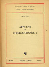 Appunti macroeconomia. carlo usato  Italia
