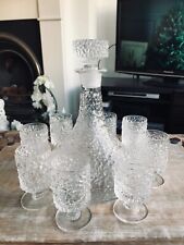 Whitefriars snowflake decanter for sale  HARROW