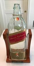Used, VINTAGE JOHNNIE WALKER OLD SCOTCH WHISKY BOTTLE RED LABEL 1 GALLON w CRADLE for sale  Shipping to South Africa