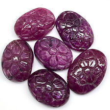 Used, 6pcs Natural Ruby Unheated Rare Ruler Carved Exclusive for sale  Shipping to South Africa