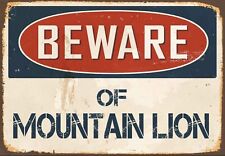 Beware mountain lion for sale  DUNSTABLE