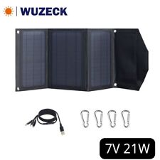 Używany, Panel słoneczny Przenośna składana ładowarka USB 21W Power Bank Telefon Ładowarka baterii na sprzedaż  Wysyłka do Poland