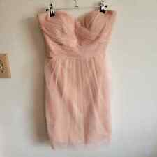 Jenny Yoo Mini Dress Strapless Tulle Prom Peach Pink Medium 8, used for sale  Shipping to South Africa