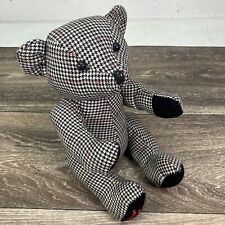 Saks Fifth Avenue Plush Teddy Bear Limited Edition 99/264 Plaid 8” Rare, used for sale  Shipping to South Africa